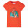 Kinder-T-Shirt Dunkelorange 140