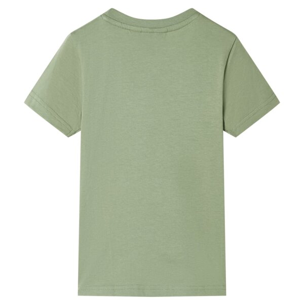 Kinder-Kurzarmshirt Hellkhaki 104