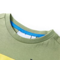 Kinder-Kurzarmshirt Hellkhaki 104