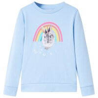 Kinder-Sweatshirt Hellblau 128