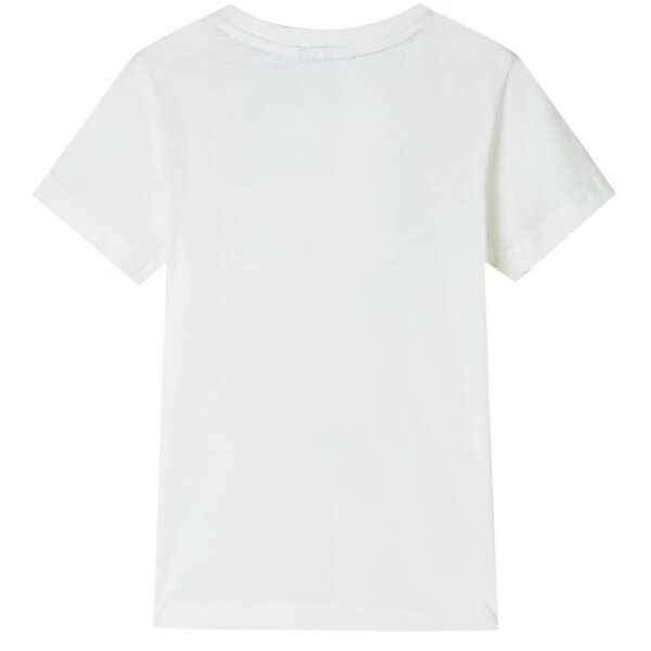 Kinder-T-Shirt Ecru 104