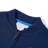 Kinder-Sweatshirt mit Rei&szlig;verschluss Marineblau 104