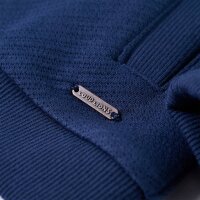 Kinder-Sweatshirt mit Rei&szlig;verschluss Marineblau 104