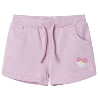 Kindershorts mit Kordelzug Lila 104