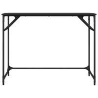 vidaXL Schreibtisch Schwarz 100x45x76 cm Holzwerkstoff und Stahl