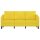 vidaXL 3-Sitzer-Sofa Hellgelb 180 cm Stoff