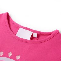 Kinder-T-Shirt Dunkelrosa 104