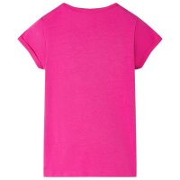 Kinder-T-Shirt Dunkelrosa 128