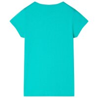 Kinder T-Shirt Minzgrün 116