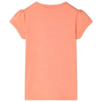 Kinder-T-Shirt Neonorange 116