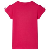 Kinder-T-Shirt Knallrosa 104