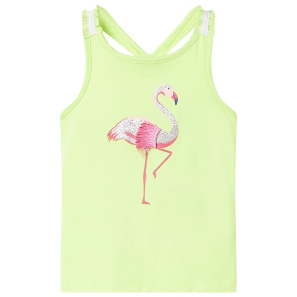 Kinder-Tanktop Neongelb 140