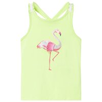 Kinder-Tanktop Neongelb 140