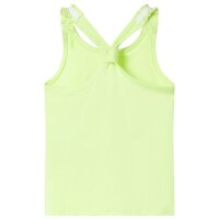 Kinder-Tanktop Neongelb 140