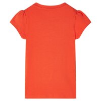 Kinder-T-Shirt Dunkelorange 92