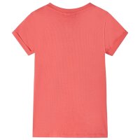 Kinder-T-Shirt Korallenrosa 116