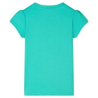 Kinder-T-Shirt Minzgr&uuml;n 104