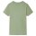 Kinder-Kurzarmshirt Hellkhaki 140