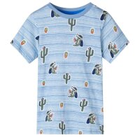 Kinder-T-Shirt Blaumischung 92