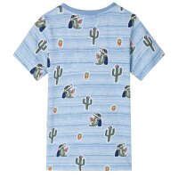 Kinder-T-Shirt Blaumischung 116