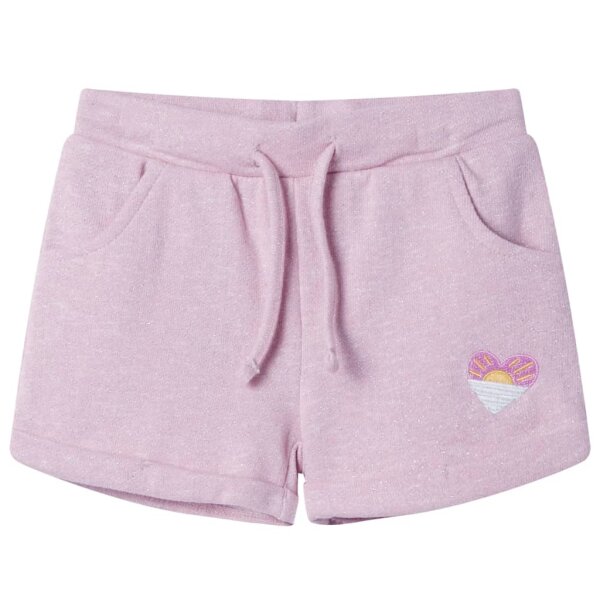 Kindershorts mit Kordelzug Lila 92