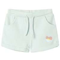 Kindershorts mit Kordelzug Helles Minzgrün 92