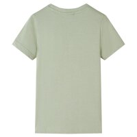 Kinder-Kurzarmshirt Hellkhaki 140