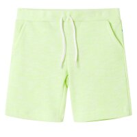 Kindershorts mit Kordelzug Neongelb 92