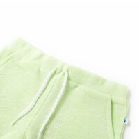 Kindershorts mit Kordelzug Neongelb 92