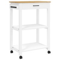 vidaXL Küchenwagen MONZA 60x40x90 cm Massivholz Kiefer
