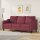 vidaXL 3-Sitzer-Sofa Weinrot 180 cm Stoff