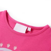 Kinder-T-Shirt Dunkelrosa 116