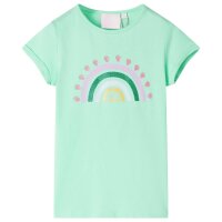 Kinder-T-Shirt Hellgr&uuml;n 116