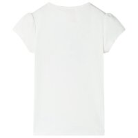 Kinder-T-Shirt Ecru 128