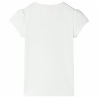 Kinder-T-Shirt Ecru 104