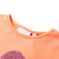 Kinder-T-Shirt Neonorange 128