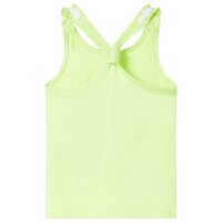 Kinder-Tanktop Neongelb 128