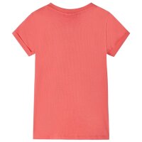 Kinder-T-Shirt Korallenrosa 92