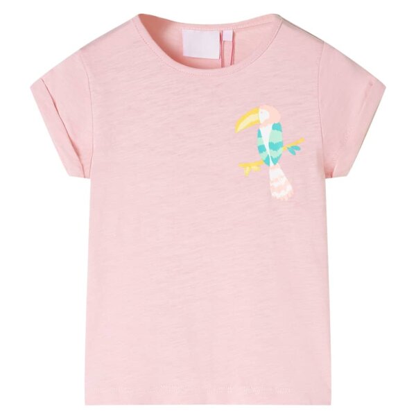 Kinder-T-Shirt Hellrosa 92