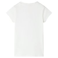 Kinder-T-Shirt Ecru 116