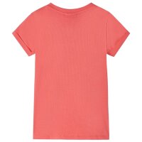 Kinder-T-Shirt Korallenrosa 104