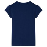 Kinder-T-Shirt Marineblau 140