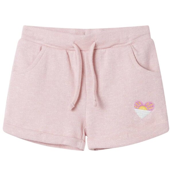 Kindershorts mit Kordelzug Hellrosa 140