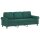 vidaXL 3-Sitzer-Sofa Dunkelgr&uuml;n 180 cm Samt