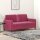 vidaXL 2-Sitzer-Sofa Weinrot 140 cm Samt