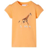 Kinder-T-Shirt Hellorange 140