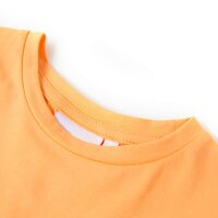 Kinder-T-Shirt Hellorange 140