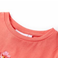 Kinder-T-Shirt Korallenrosa 104