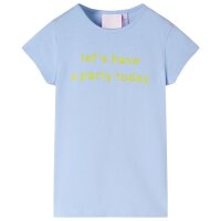 Kinder-T-Shirt Hellblau 128