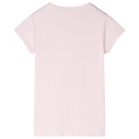 Kinder-T-Shirt Zartrosa 116